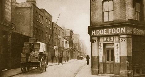 A view of Pennyfields, Chinatown
